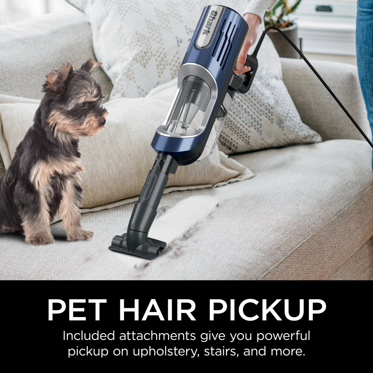 Corded Stick Vacuum with Self-Cleaning Brushroll Q64000