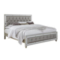 Silver Tufted Full Bed S445233