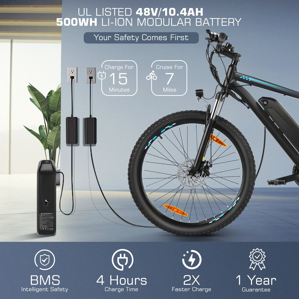 500W 26" Electric Bike I599