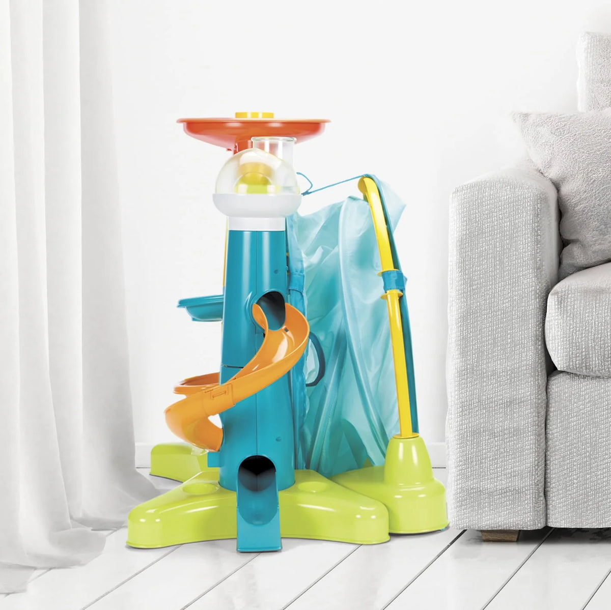 2-in-1 Activity Tunnel with Ball Drop C5009