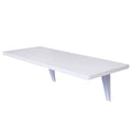 Black Wall Mounted Floating Folding Desk L2080