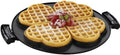 Black 2 Removable Nonstick Heart-Shaped Waffle Plates Z734