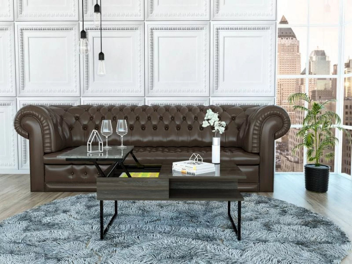 Lift Top Coffee Table with One Shelf B231