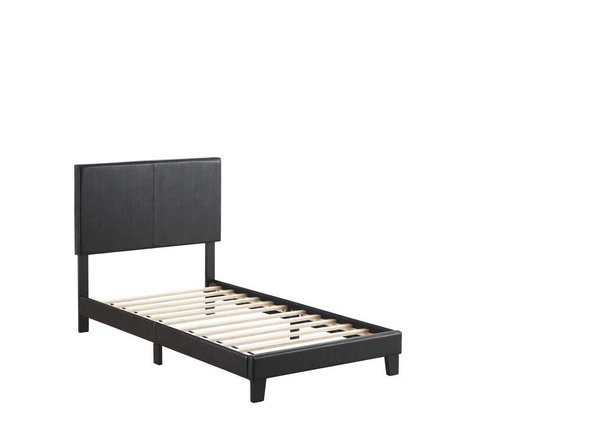 Black Queen Platform Bed H1746