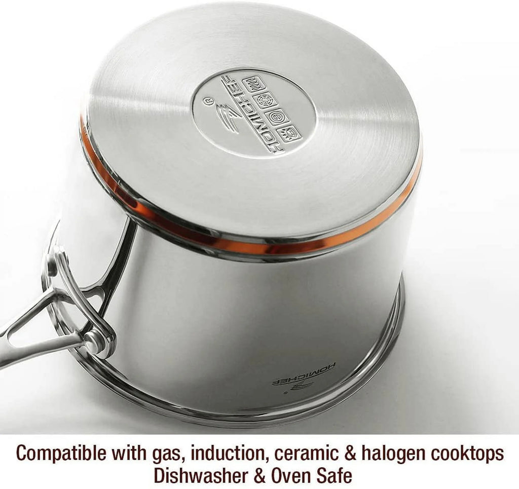 10-Piece Nickel Free Stainless Steel Cookware Set S4058