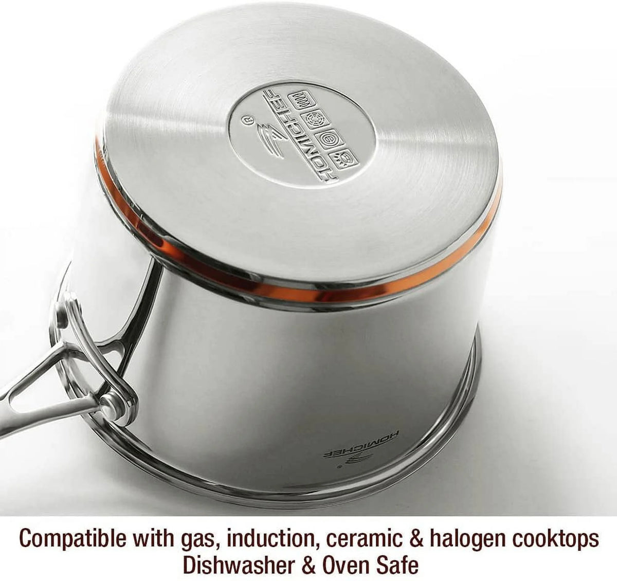 10-Piece Nickel Free Stainless Steel Cookware Set S4058