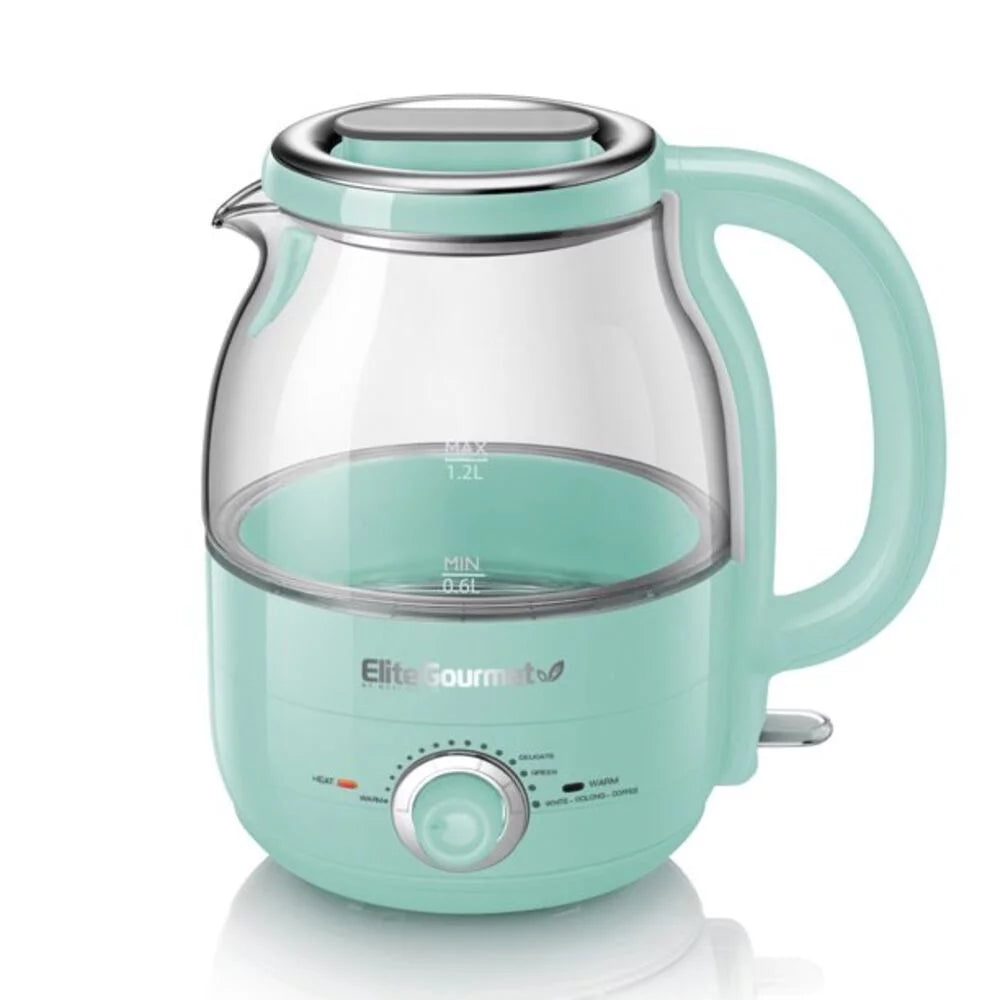 1.2L Adjustable Temperature Electric Glass Kettle F58618
