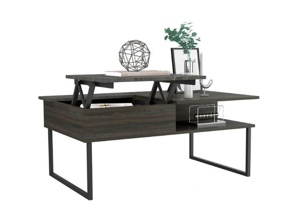 Lift Top Coffee Table with One Shelf B231