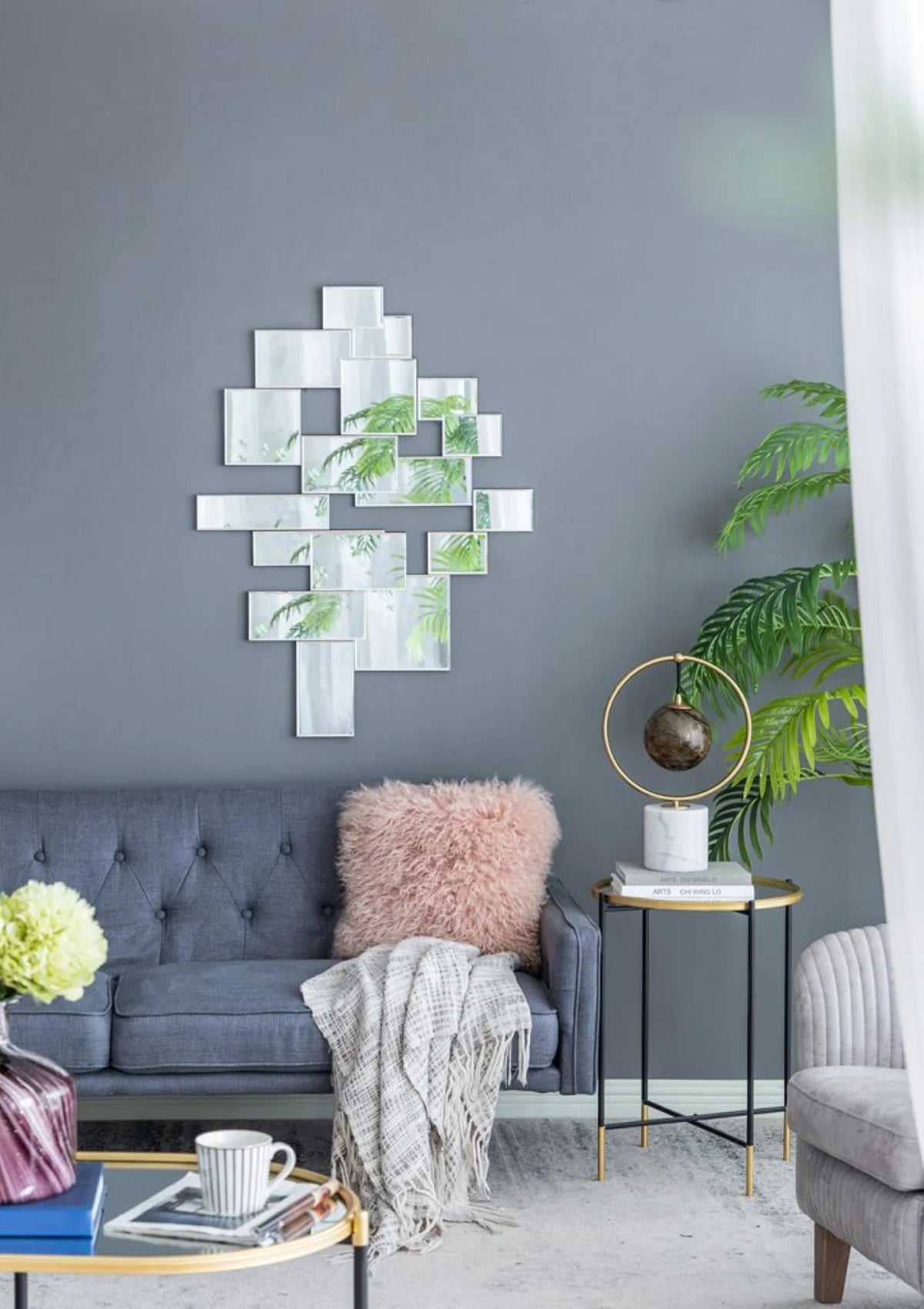Geometric Wall Mirror U63460