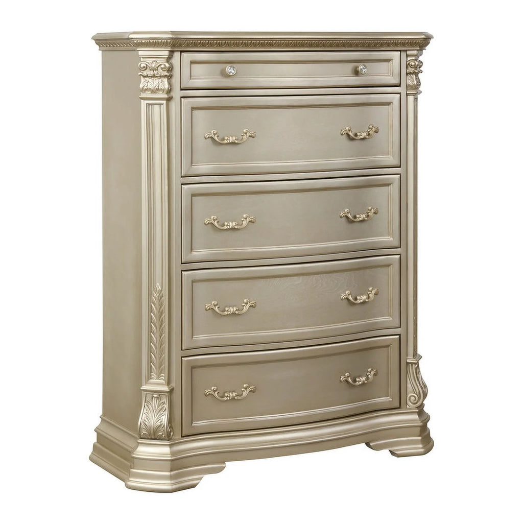European Chest with Champagne Finishes I3805