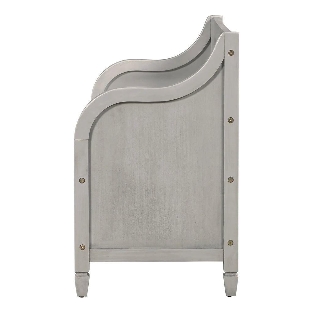 Solid Wood Storage Bench with Removable Cushion I217