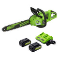 48V Cordless 14-inch Brushless Chainsaw with 4Ah Batteries and Dual Port Charger L6872