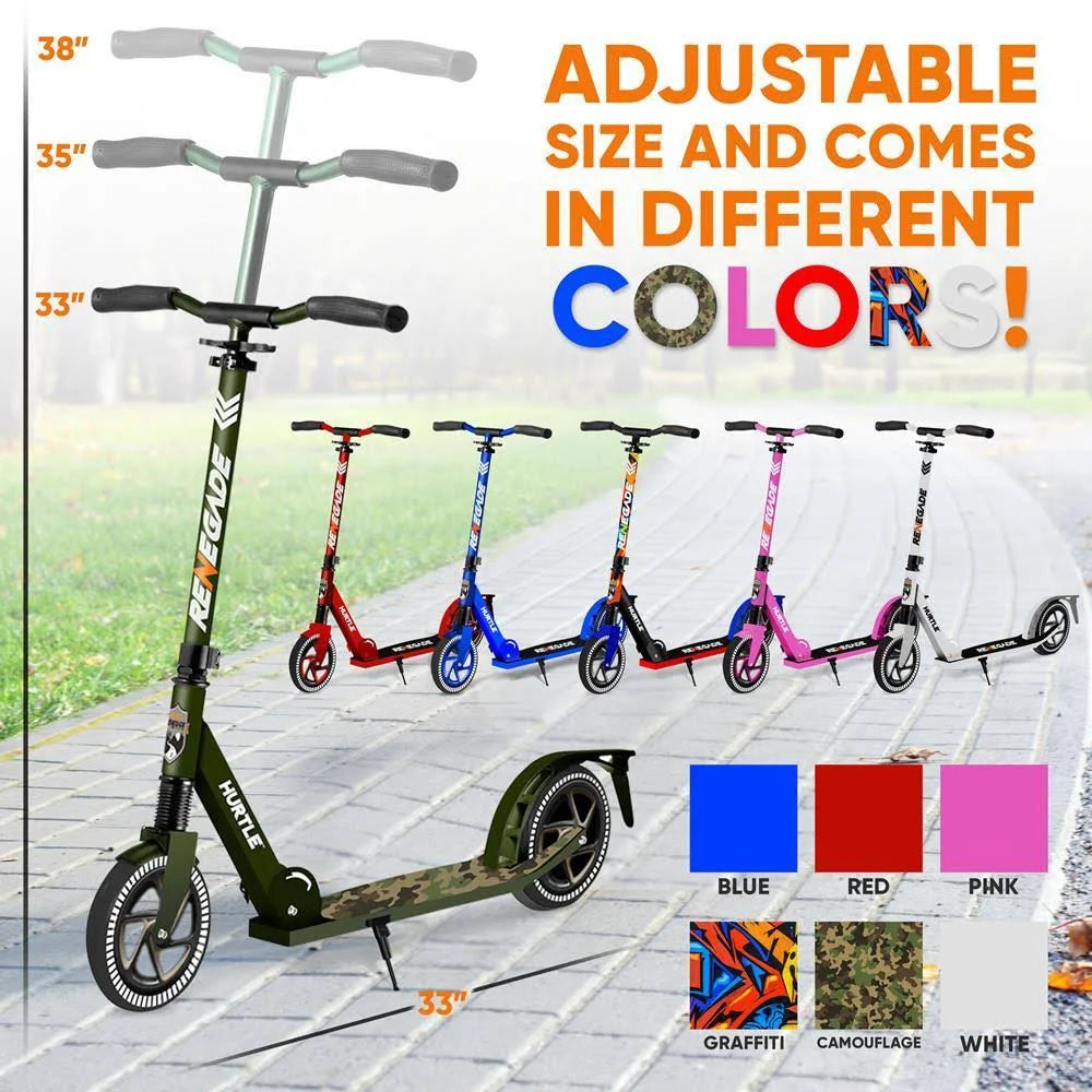 Camouflage 2 Wheel Folding Kick Scooter O7335
