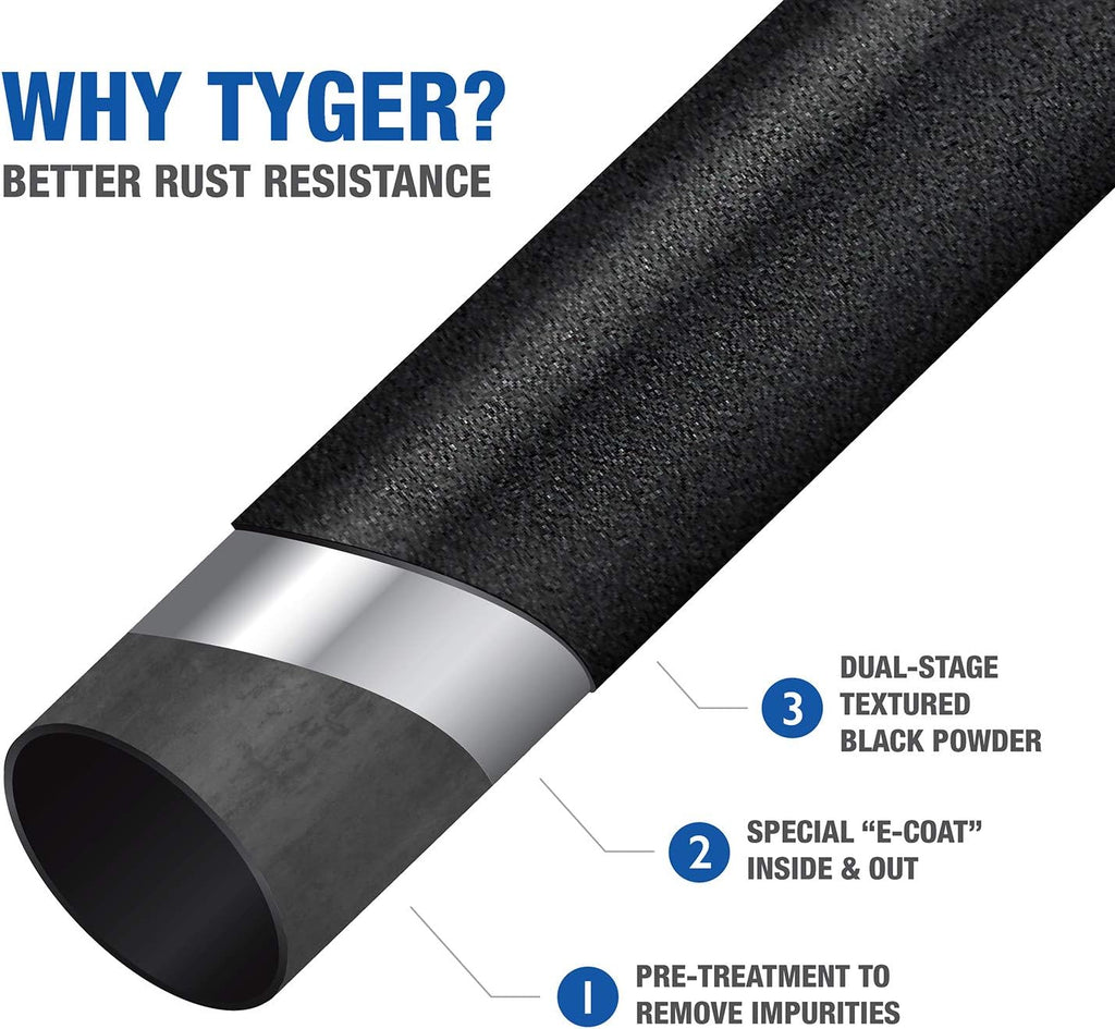 Textured Black Side Step Nerf Bars Running Boards D555