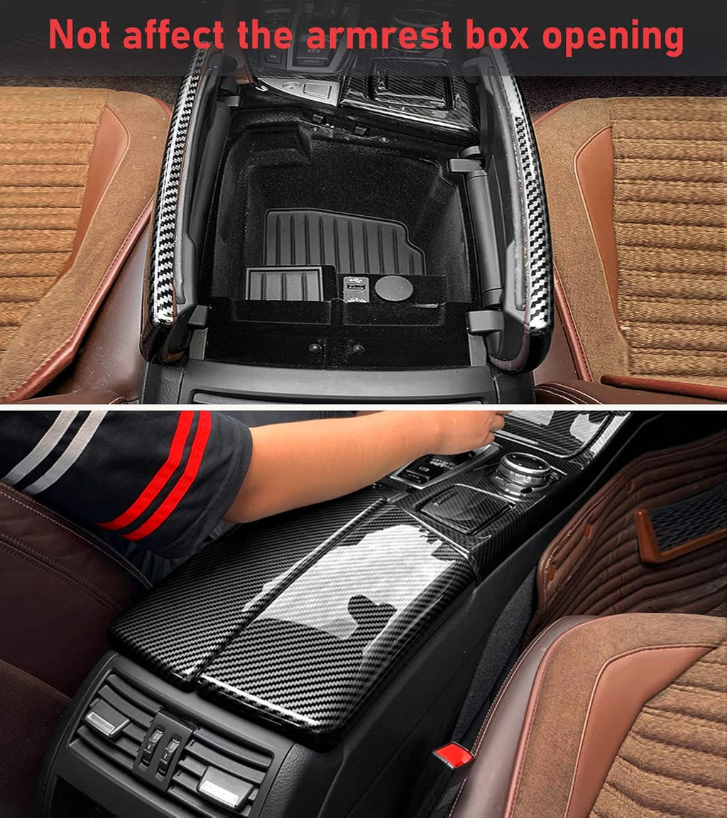2 PCs Carbon Fiber Console Covers Z147