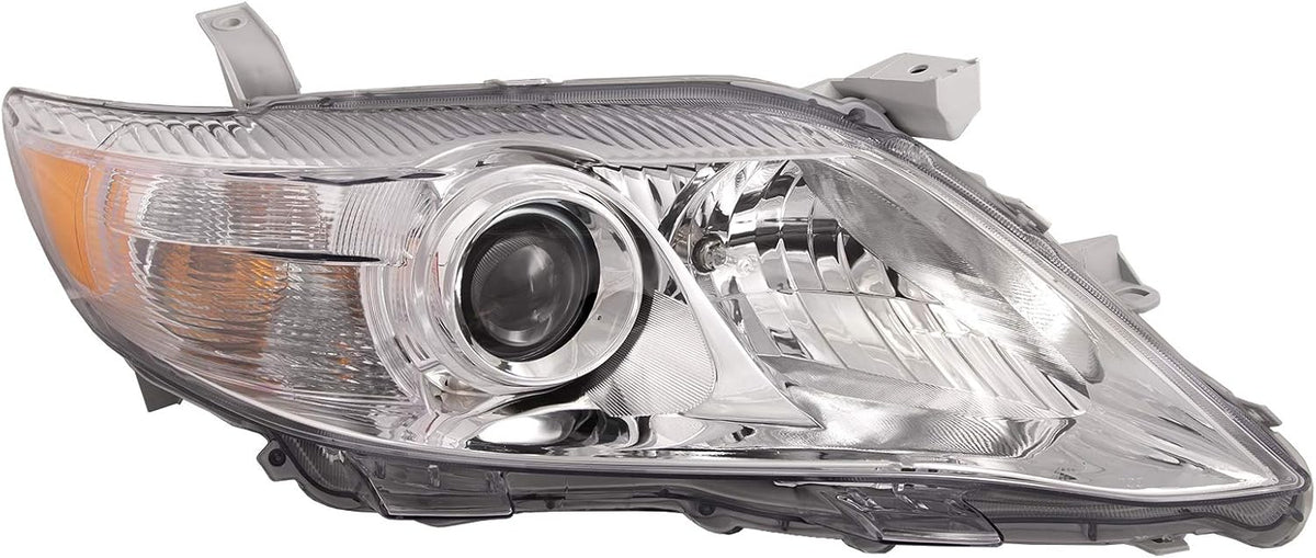 Chrome Housing Halogen Headlight Compatible with Toyota Camry 2010-2011 Right Passenger Side G48085