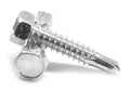 5/16-12 x 1 1/2 Self Drilling Screw Indented Hex Head Zinc Plated 600 Pk V235