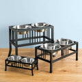 Double Raised Dog Bowl M213774