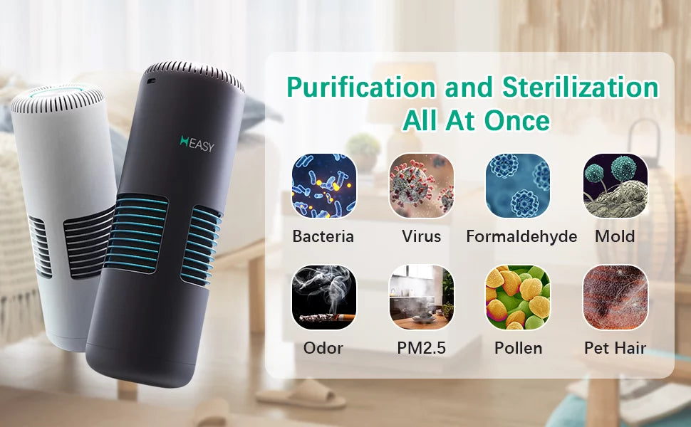 White Portable Air Purifier F114110