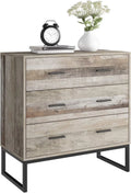 Wide 3 Drawer Dresser with Metal Frame A376840