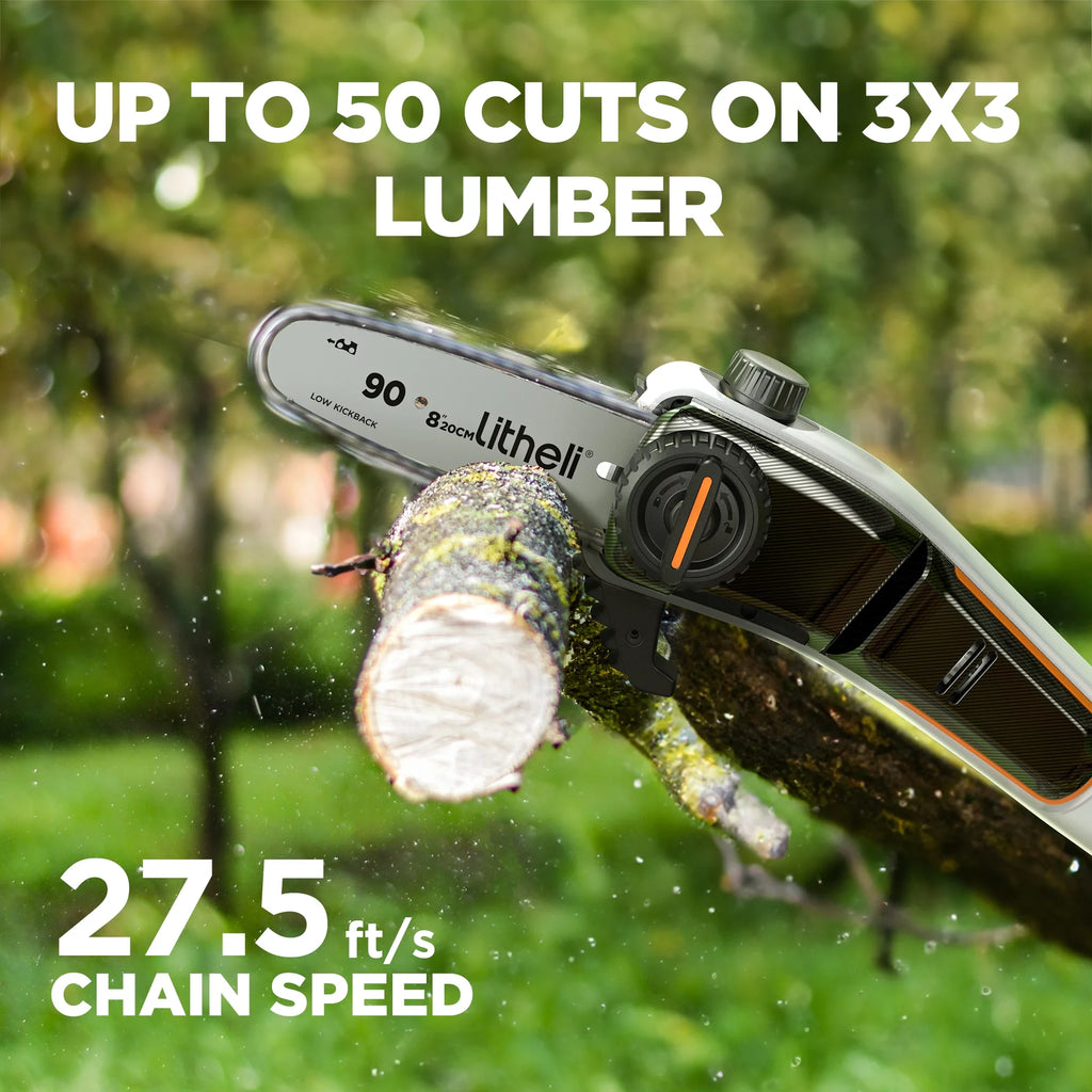 8'' Electric Cordless Pole Saw with 2.5Ah Battery T273