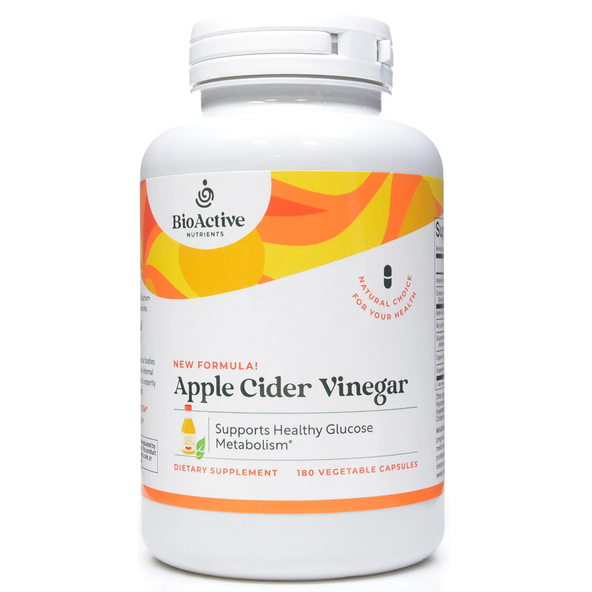 Apple Cider Vinegar 180 veg caps H7023