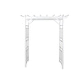 White PVC Garden Arbor Y49543
