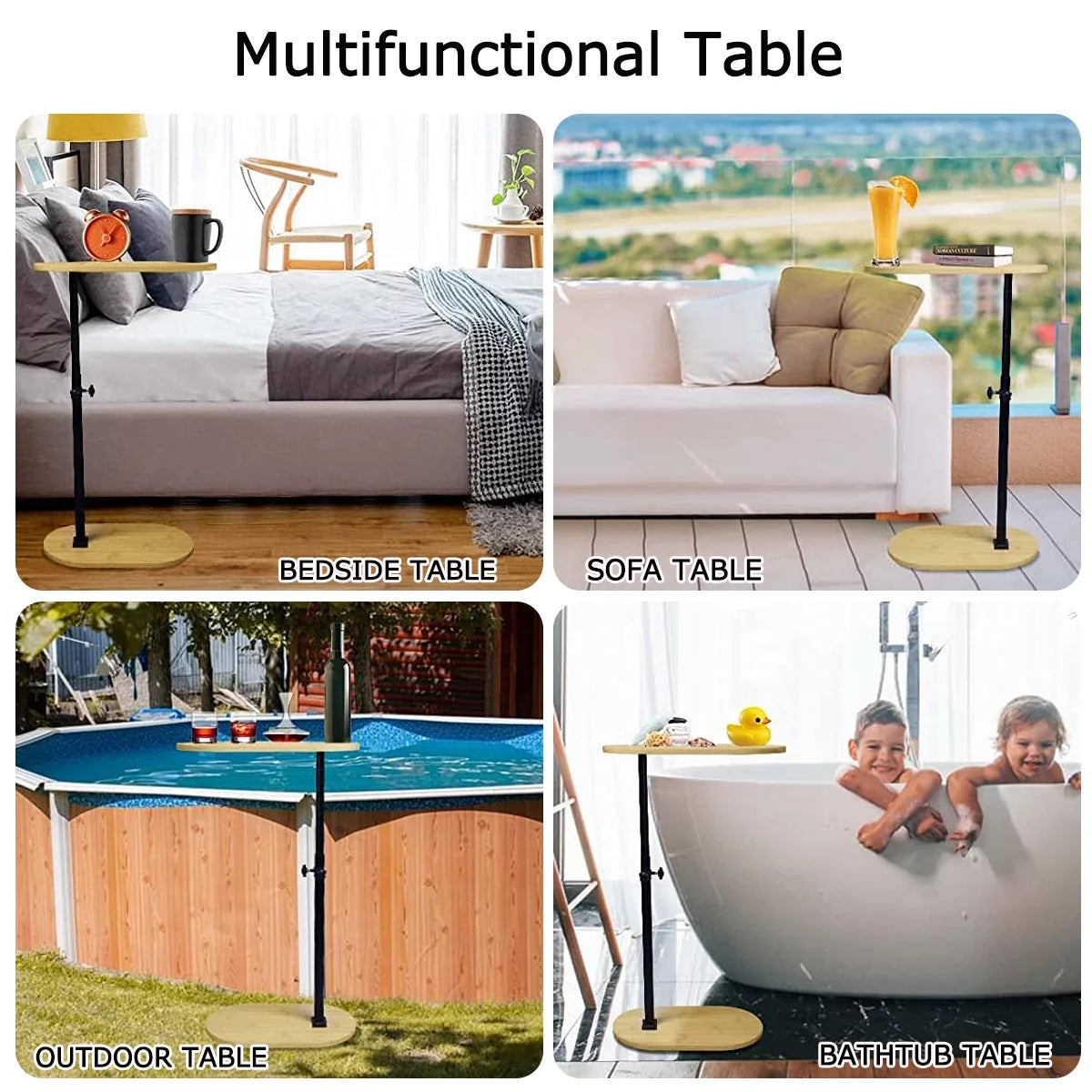 Bamboo Bathtub Caddy Tray C96173