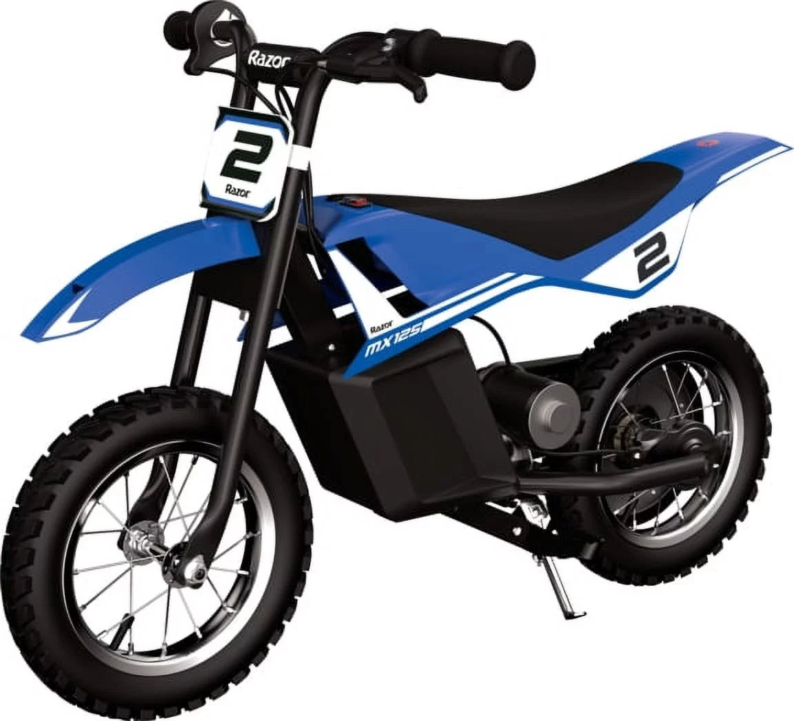 Black Electric-Powered Dirt Bike O22947