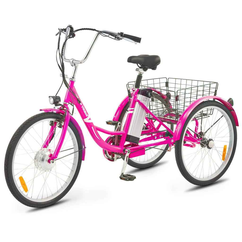 26 Inch Electric Tricycle with 250W Motor 36V 10Ah Battery P520
