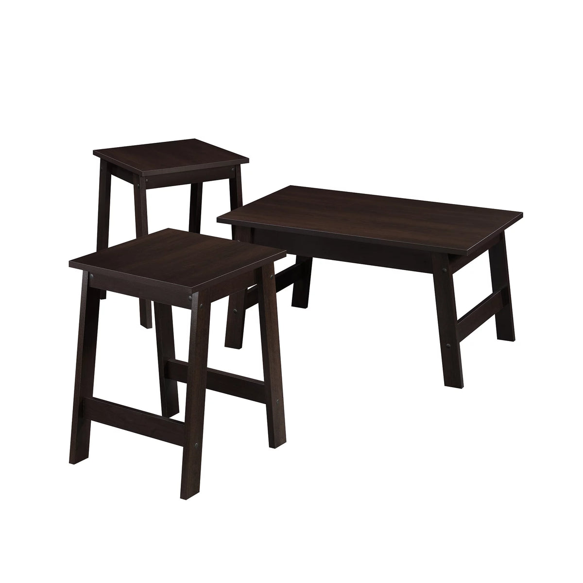 3 Piece Coffee Table and End Table Set A777