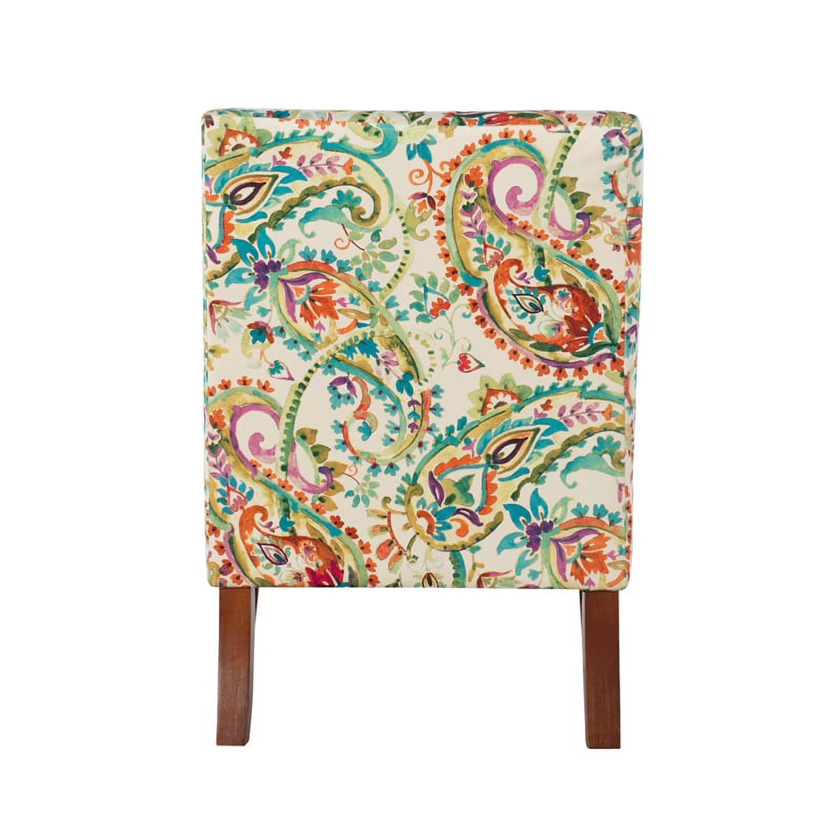 Multi-Color Upholstered Wood Slipper Chair O298