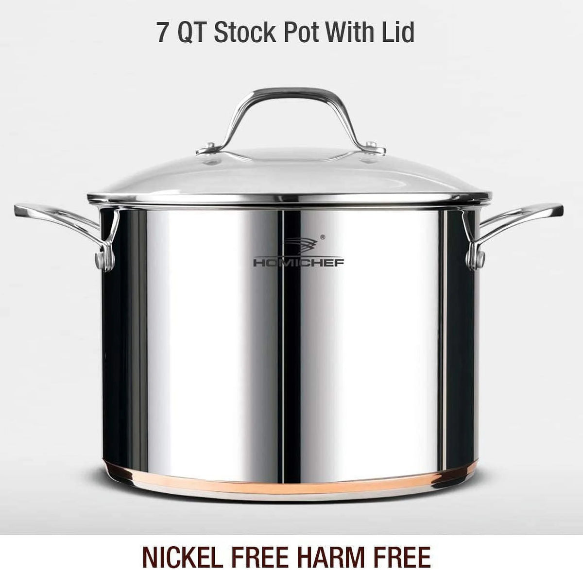 10-Piece Nickel Free Stainless Steel Cookware Set S4058