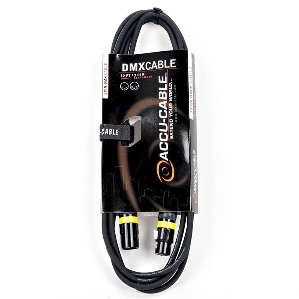 3 Pin DMX Cable 10 Foot U8324
