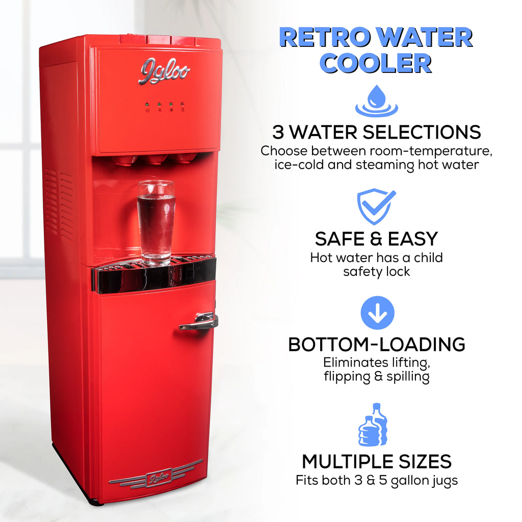 Retro Red Water Cooler X232