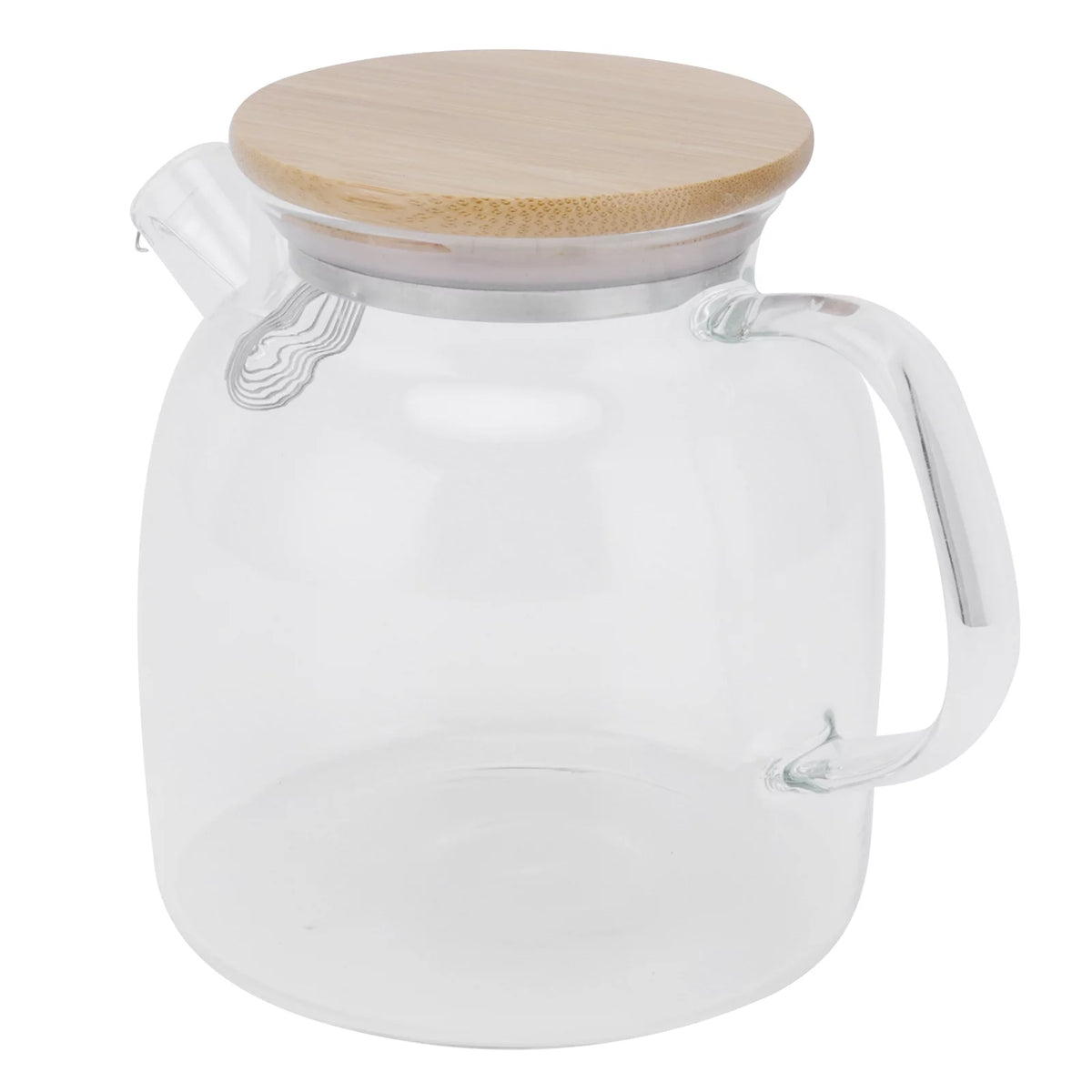 Transparent Glass Tea Pot 600ml Heat Resistant D89111