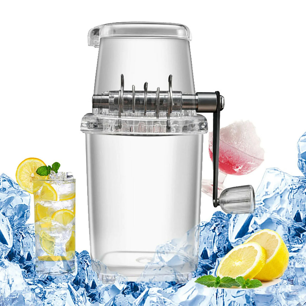 Manual Ice Crusher Shaver with 4 Rubber Ant-skid Knobs K485776