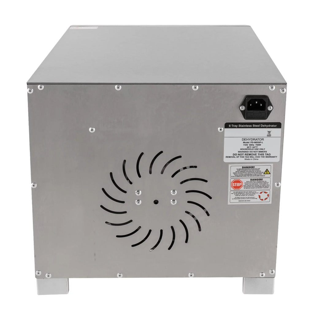 6/8 Tray Stainless Steel Food Dehydrator 700W Q300