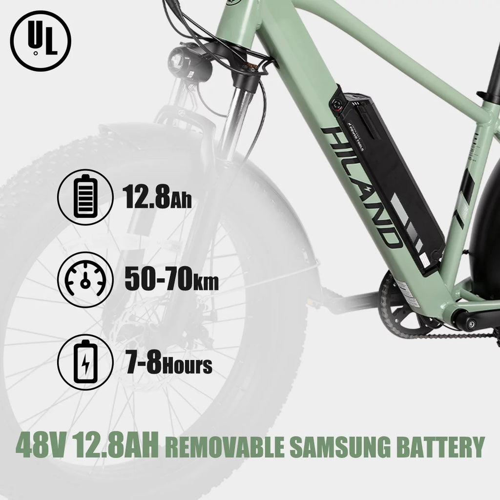 750W 48V 26 Fat Tire Electric Mountain Bike V497913