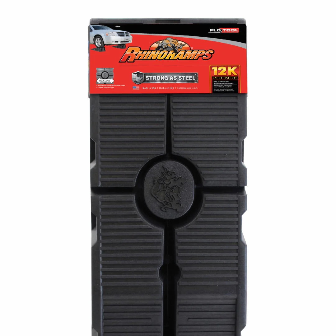 Black Resin Vehicle Ramp Pair, 12,000lb, 2 Pieces B566530