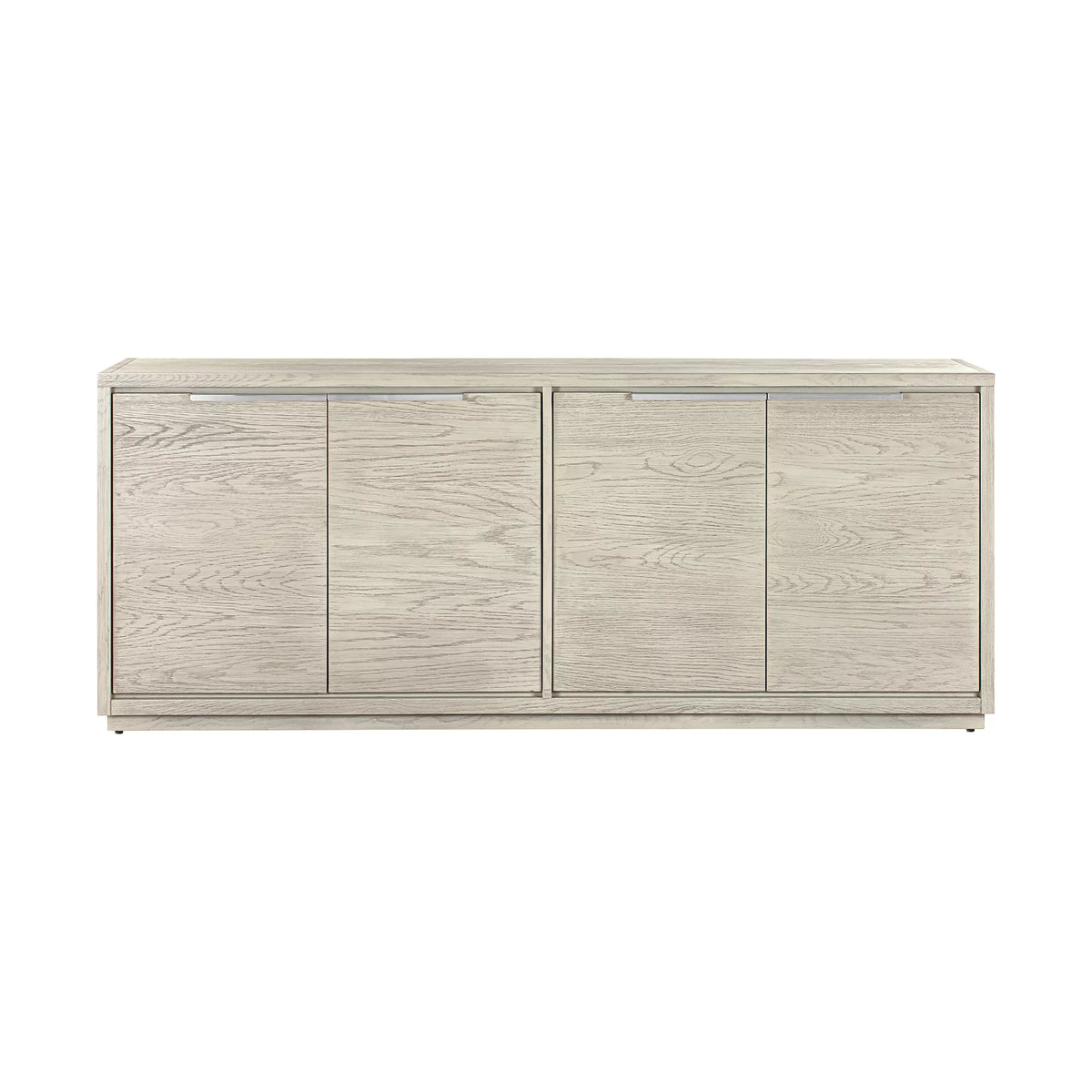 Grey Oak Wood 4 Door Sideboard Buffet N911