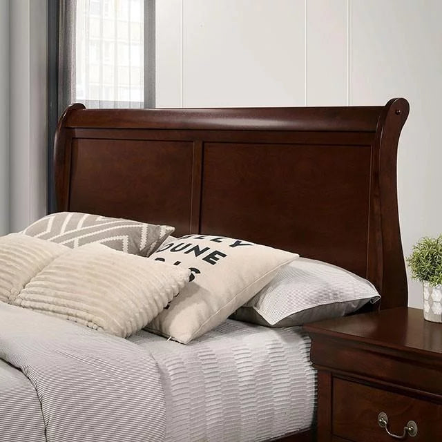 Cherry Solid Wood 5pcs Bedroom Set J30267
