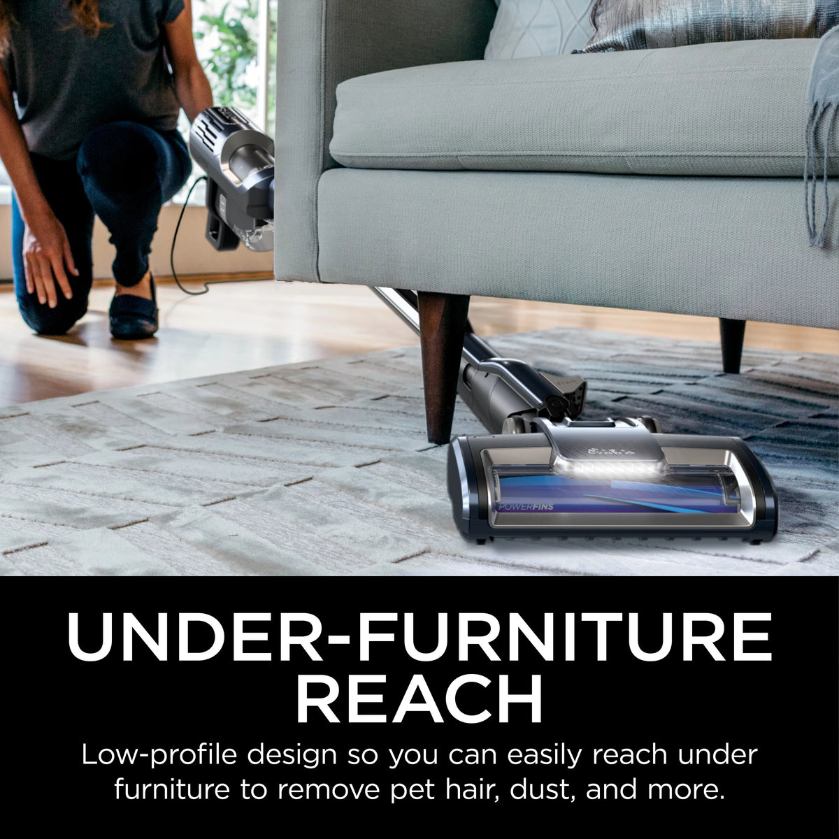 Corded Stick Vacuum with Self-Cleaning Brushroll Q64000