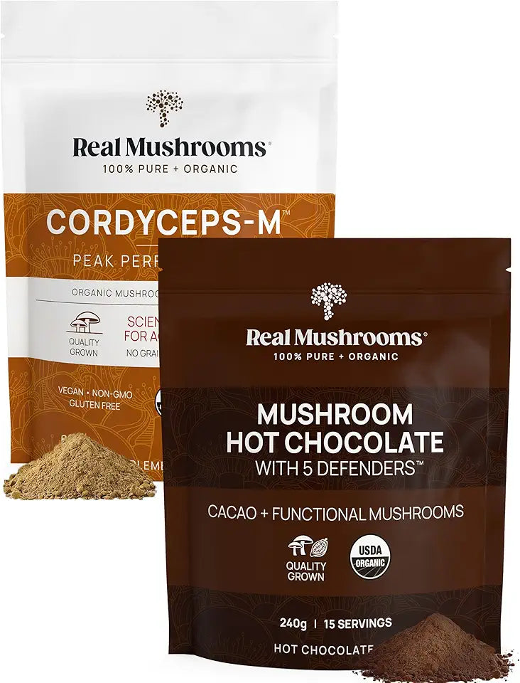 Hot Chocolate Mix and Cordyceps Powder Bundle F46456