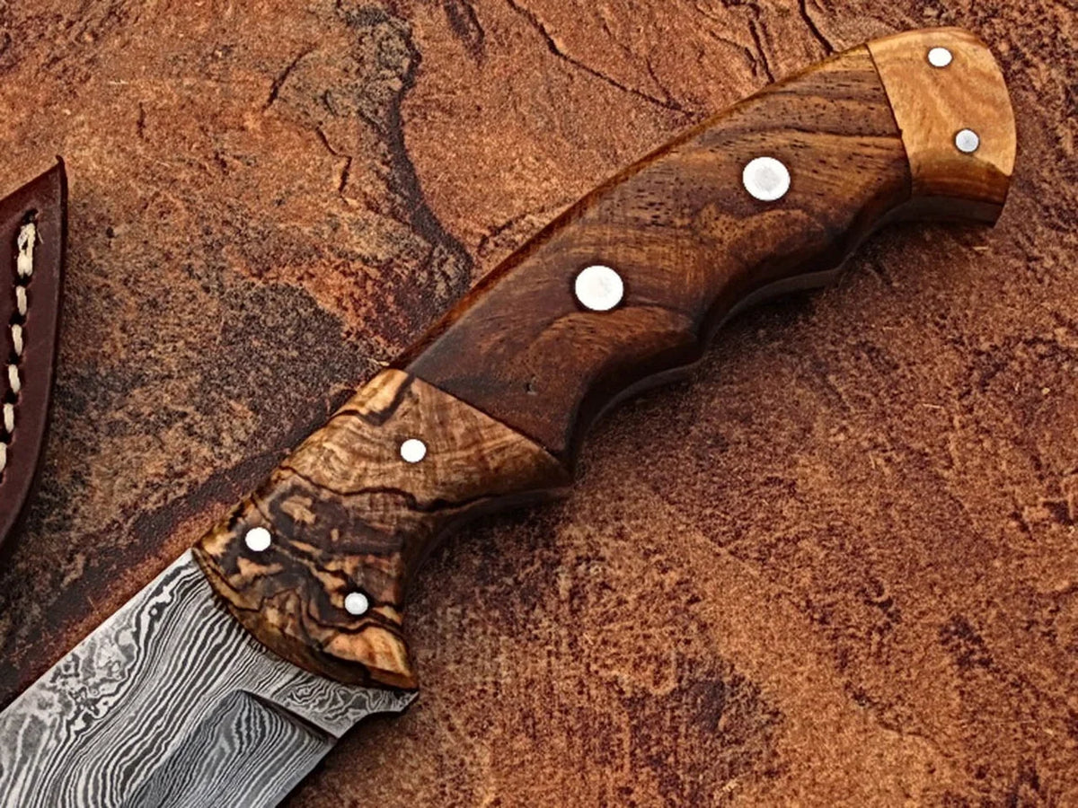 Damascus Steel Bowie Knife F509
