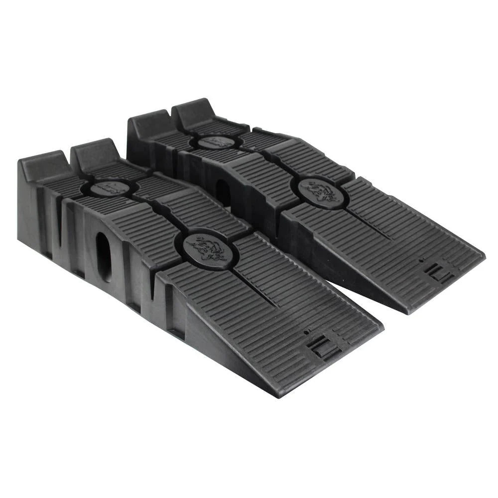Black Resin Vehicle Ramp Pair, 12,000lb, 2 Pieces B566530