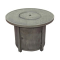 36" Round Aluminum Gas Fire Pit Chat Table I580