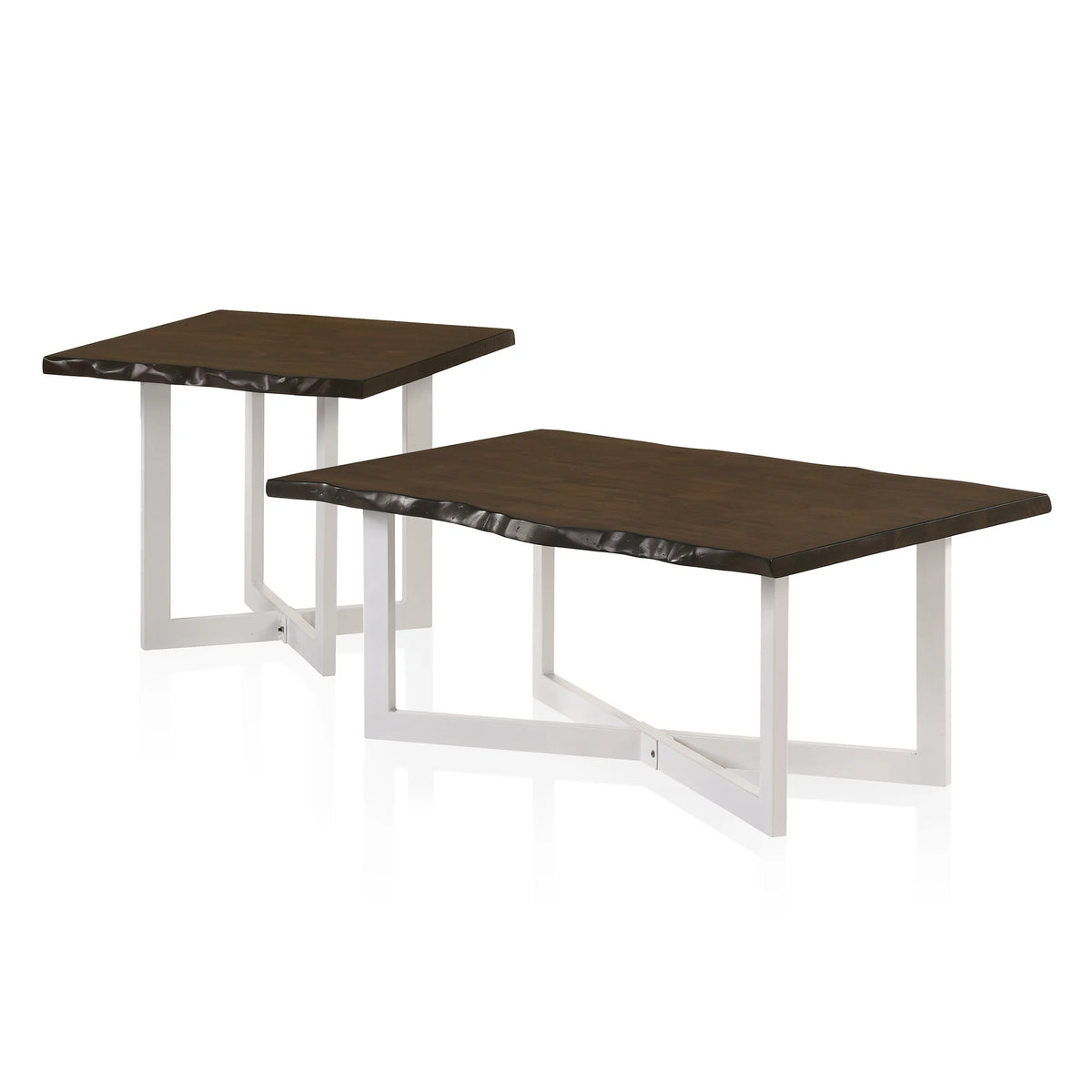 Oak 2-Piece Coffee Table Set D51989