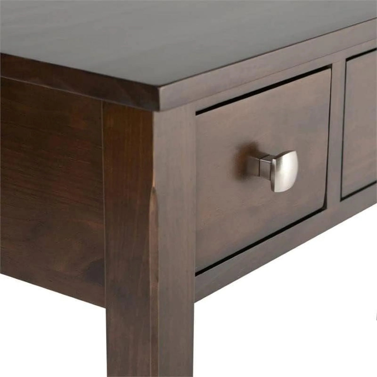 Dark Brown Solid Wood Desk B199238