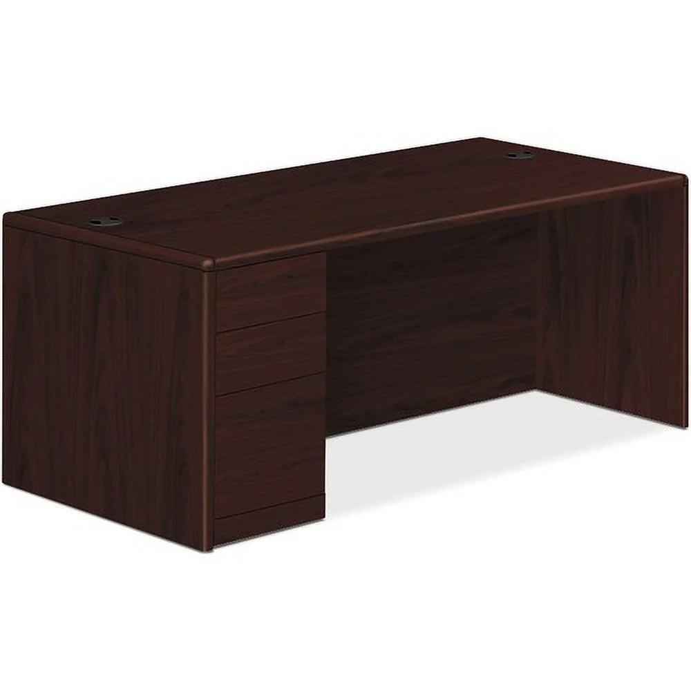 Single-Pedestal Desk with File Drawer U2804